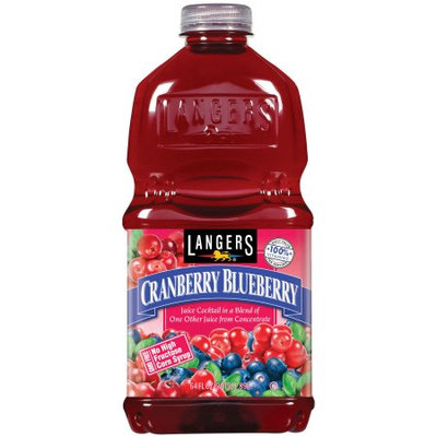 Langers Juice Drink, Cranberry Blueberry Cocktail, 64 Fl Oz