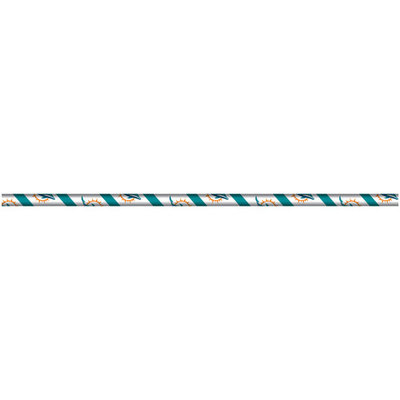 Miami Dolphins Straws, 24-Pack