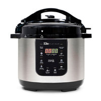 Elite Platinum 6-qt. Electric Pressure Cooker, Black