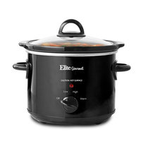 Elite Gourmet 3-qt. Slow Cooker, Black