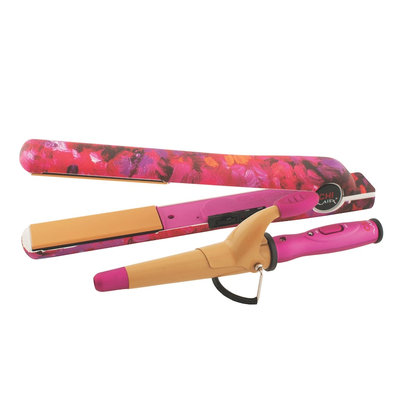 CHI Air 1-in. Classic Tourmaline Ceramic Hairstyling Iron & Mini Tapered Wand, Multicolor