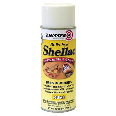 Rust-Oleum 00408 Bulls Eye Shellac, Clear (6 Pack)
