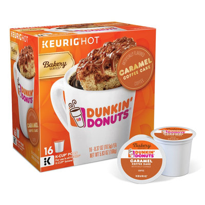 Keurig® K-Cup® Pack 16-Count Dunkin Donuts® Caramel Coffee Cake Coffee