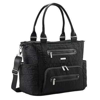 JJ Cole® Stitch Caprice Diaper Bag in Black