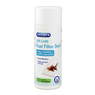Central Garden And Pet Interpet LIFE CARE Fast Filter Start Fish Aquarium Filtration, 4.23 oz
