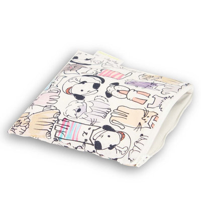 Itzy Ritzy Snack Happens Reusable Snack and Everything Bag Raining Cats & Dogs - Itzy Ritzy Diaper Bags & Accessories
