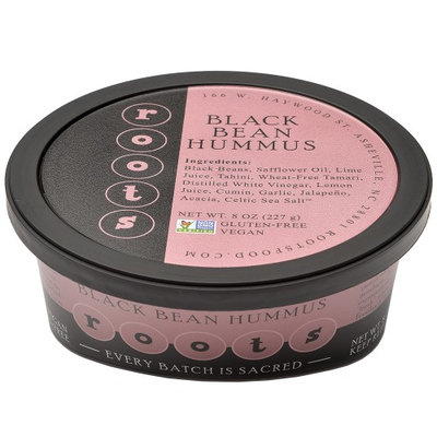 Roots Hummus, Black Bean, 8 Oz