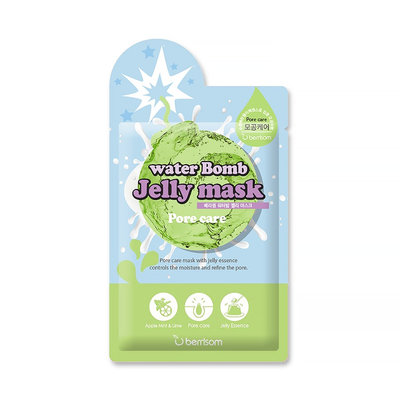 Berrisom Water Bomb Jelly Mask - Pore Care, Multicolor