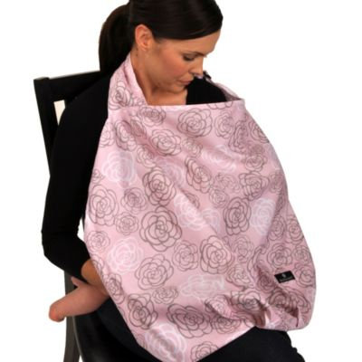 Balboa Baby Nursing Cover in Pink/Grey