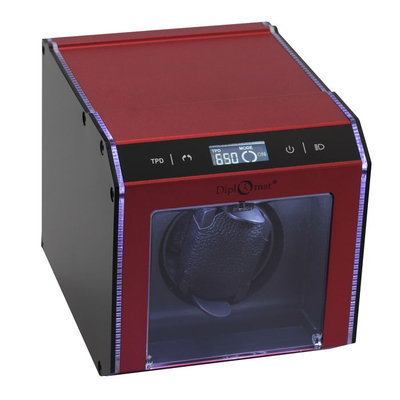 Adfa, Inc. Diplomat Illuminum LED-Lit Aluminum Expandable Single Automatic Watch Winder with Timer Control and Touch Sensor Display