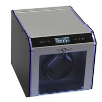Adfa, Inc. Diplomat Illuminum LED-Lit Aluminum Expandable Single Automatic Watch Winder with Timer Control and Touch Sensor Display