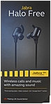Jabra Halo Free Wireless Headphones - Stereo - Black - Wireless - Bluetooth - 32.8 ft - 16 Ohm - 20 Hz - 20 kHz - Earbud - Binaural - In-ear