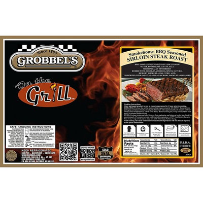 Grobbel's Smokehouse BBQ Sirloin Steak Roast (Tri-Tip) (Small)