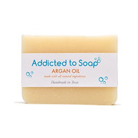 Addicted to Soap – Old Fashioned Natural Shampoo Bar 5 Ounces Eco-Friendly Solid Bar Shampoo for Men & Women Organic Coconut Oil Sulfate Free Leaves Hair Shiney Soft (Argan Oil Shampoo Bar)