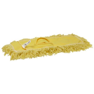 RUBBERMAID FGJ25200YL00 Dust Mop, Yellow,5 In. W,18 In. L
