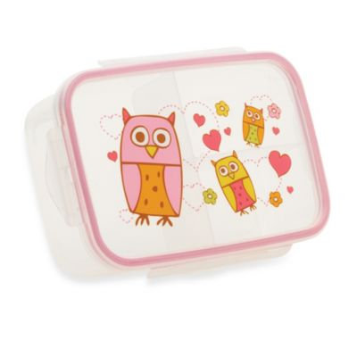 Sugarbooger Good Lunch Box Divided Lunch Container, Hoot