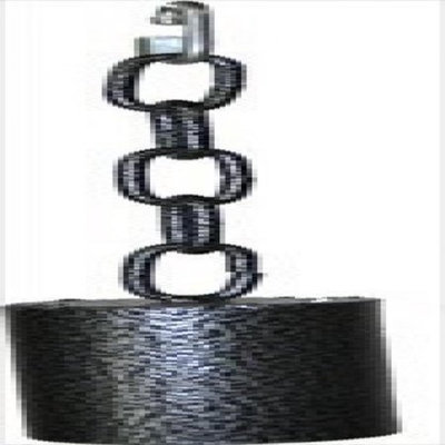 A & E Cage AE002 Platinum Medium Metal Pipe Bell On A Chain