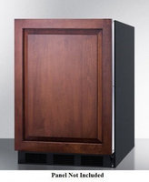 Summit AL752BBIIF 5.5 Cu. Ft. Custom Panel Undercounter Compact Refrigerator