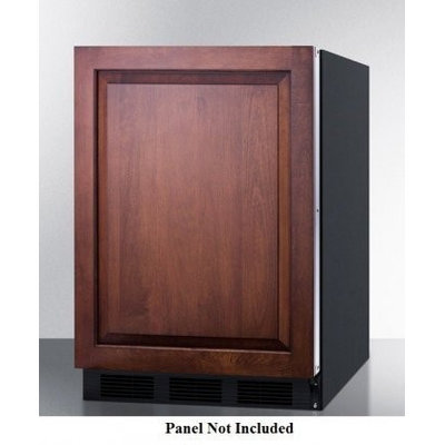 Summit AL752BBIIF 5.5 Cu. Ft. Custom Panel Undercounter Compact Refrigerator