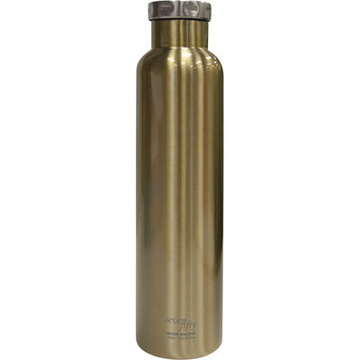 Fifty Fifty Fifty/Fifty Vacuum-Insulated Wine Growler - 750mL - Champagne Gold