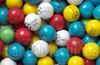 Candymachines Gumballs By The Pound - 1 Pound Bag of Soccer Ball
