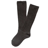 Lian LifeStyle Children 4 Pairs Knee High Cashmere Wool Socks Size 0-2Y (Dark Gray)