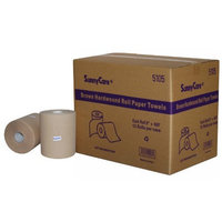Sunnycare 5105 Brown Hard Wound Paper Roll Towels 8