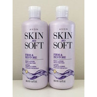 Lot of 2 Avon Skin So Soft Firm & Restore + Babassu Body Lotion