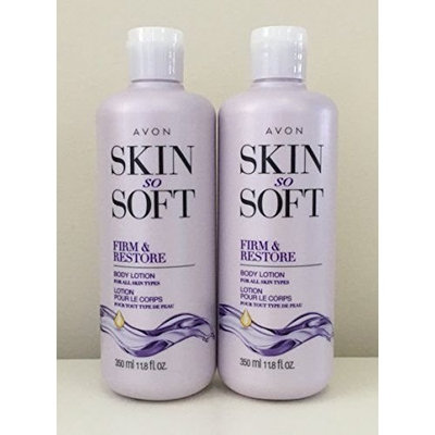 Lot of 2 Avon Skin So Soft Firm & Restore + Babassu Body Lotion