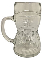 Woman's Dirndl Dress Glass Drinking Beer Stein Mug Cup .5 L Made in Germany