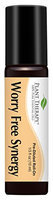 Plant Therapy Worry Free (Stress Free) Synergy Pre-diluted Essential Oil Roll-on. Ready to Use! Blend Of: Lavender