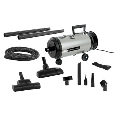 MetroVac Professional Evolution Variable Speed Compact Canister Vacuum (OV4SNBF-200CV), Grey