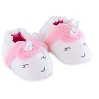 born Baby Girl Unicorn Slippers, NB