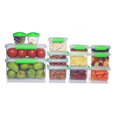 Sistema Clear Green Food Container Set