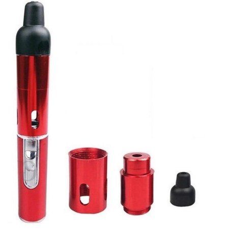 Zebra Smoke Glow Butane Dry Herb Vape Pen Vaporizer For Dry Herbs Tobbaco  (Red)