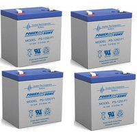 12v 4500 mAh UPS Battery for Acme Security Systems SDC602 - 4 Pack