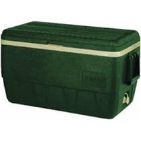 John Deere TS6006001WH52Q 52 qt Lit Cooler with Green & Yellow