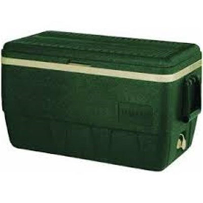 John Deere TS6006001WH52Q 52 qt Lit Cooler with Green & Yellow