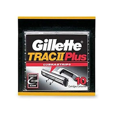 Gillette Trac II Plus Refill Razor Blades 10 ct.