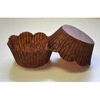 Novacart Disposable Brown Petal Paper Baking Cup - 1 Pack