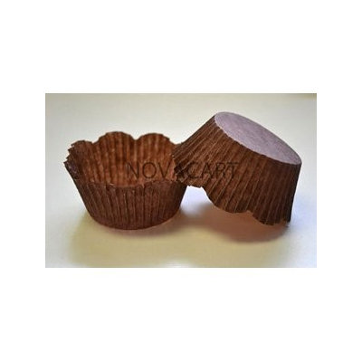 Novacart Disposable Brown Petal Paper Baking Cup - 1 Pack