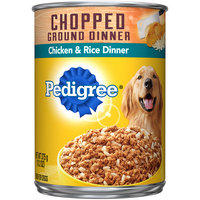 Pedigree® Traditional Ground Dinner with Chicken & Rice Canned Dog Food