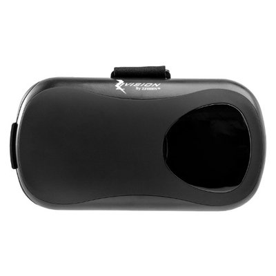 Zunammy Zvision 360-Degree Virtual Reality Headset Adjustable Goggles for Smartphones - Black