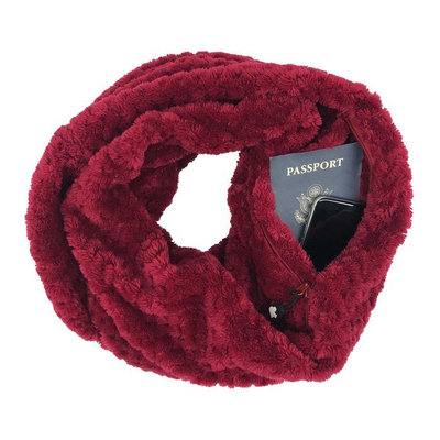 SHOLDIT Cozy Scarf with RFID-Blocking Pocket