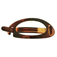 Camila Paris - CP2315, French woman Hair Accessories Barrette, Large Tortiose Shell. Strong and Durable Hair Ornaments. Made in France