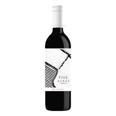 Five Acres Merlot Wine, 750 mL