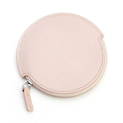 Royce Leather Circular Earbud Travel Case Carnation Pink - Royce Leather Headphones & Speakers
