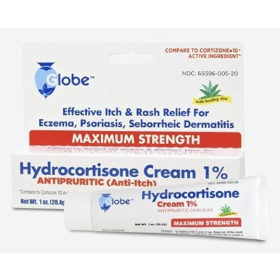 Hydrocortisone Maximum Strength CREAM 1% with ALOE, USP 1oz
