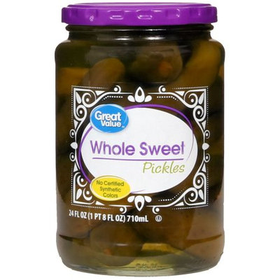 Great Value Whole Sweet Pickles