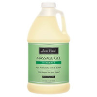 Bon Vital' Naturale Massage Gel Made with Natural Ingredients for Earth-Friendly & Relaxing Massage, Hypoallergenic Massage Gel for Sensitive Skin, Moisturizer Absorbs Like Lotion, 1/2 Gallon Bottle
